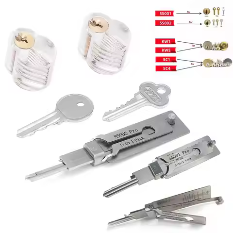 2 in 1 Key Decoder Pickup Hand Tool SS001 SS002 SS002 pro SS003 KW5 SC1 SC4 HU101 FO38 Locksmith Too