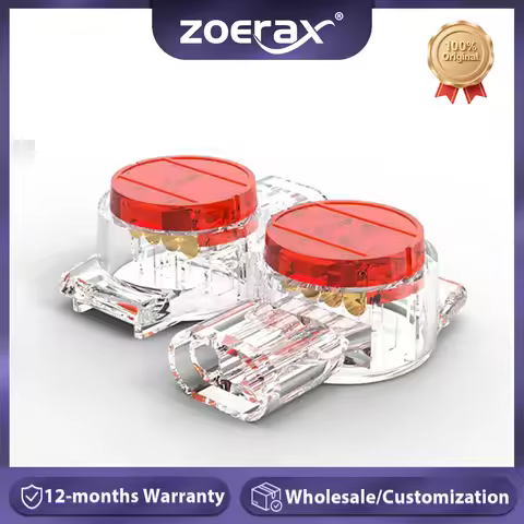 ZoeRax 100PCS K1 K2 K3 Connector Wire Splice Connector RJ45 RJ11 Wiring Ethernet Telephone Cable Cor