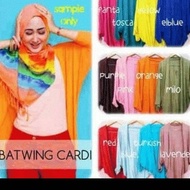 Batwing Cardigan Spandex Jersey Material