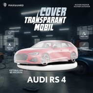 Audi RS 4 Transparent Car Cover Audi RS4 Plastic Car Cover/ Audi RS 4 Thick Plastic Blanket/