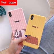 Cute We Bare Bears Suitcase Silicon Soft phone case For oppo A57 A59 A37 A73 A83 A5 Z7 Z9 Z11 A1K