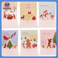 zhenghongs Christmas -up Card Greeting Cards Xmas Gift Blessing Festival Child 3d
