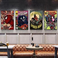 Cool S-Spider M-Man Poster s art wall Murals decor Game Room Decor Gifts Kawaii HD painting Cat Cars