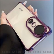 Casing Vivo V40 Pro V 40Pro V 40 V40Pro V40e 5G Casing with Carema Protector Clear Soft Luxury Aesth