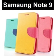 Samsung Galaxy Note 9 Mercury Fancy Diary Wallet Flip Case Casing Cover