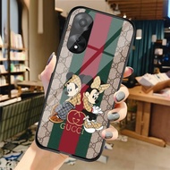 HP Oppo A58 A78 4G 5G glass Softcase - casing Oppo A58 A78hp - Oppo A58 A78 Case - Beautiful Oppo A5