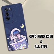 HP (GC15) Rubber Softcase OPPO RENO12 5Ghp Latest RENO12 PRO/ 2024 | Astronaut Case | OPPO RENO12 5G