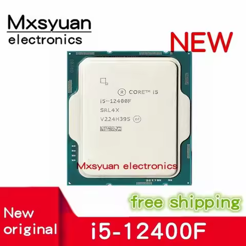 1PCS/LOT New Intel Core i5-12400F New i5 12400F 2.5 GHz 6-Core 12-Thread CPU Processor 10NM L3=18M 6