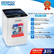 Denpoo Mesin Cuci 1 Tabung Fully Automatic - DWF 112 HY