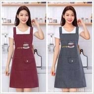 apron cotton apron kitchen cotton apron water proof Cotton Linen Strap Cotton Apron Kitchen Apron Wa