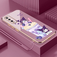 Casing VIVO Y20 Y20S Y20i Y20A Y20G Y20T Y12S Y12A Ice Cream Kuromi Phone Case soft Silicone protect