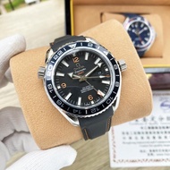 歐米茄手錶-海馬600米潛水系列腕錶 Omega 男士機械腕錶 時尚手錶 皮表帶
