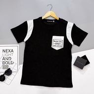 Áo thun nam cổ tròn phối viền vai thời trang chất vải xốp co giãn 4 chiều mấu mới nhất cao cấp ken_s