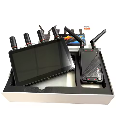 5G Wireless Video Transmitter and Receiver with Screen Display HDMI Extender Support Battery Camera 