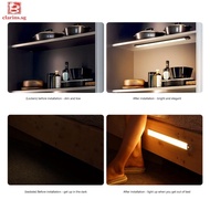 [clarins.sg] Motion Sensor Cabinet Lamp Detachable Magnetic Easy Installation for Home Office