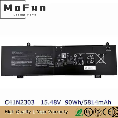 C41N2303 for ASUS ROG Zephyrus ProArt P16 H7606WI G16 GU605MV GU605M GU605MI GU605MV 0B200-04450000