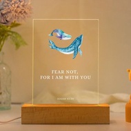 你不要害怕 以賽亞書41:10 恩典之光 聖經經文LED燈 經文禮物