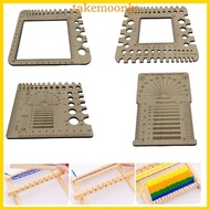 TAK Knitting Needle Gauge and Ruler Square  Knitting Needle Gauge Tool Yarns Measuring Tool