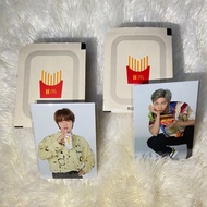 [READY] bts x mcdonld mcd official merchandise photocard pob suga v rm jin