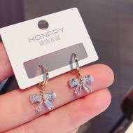 Bông Tai Nơ Zircon Pha Lê Bông Tai Vòng Thời Trang Bohemian Cho Nữ Tuyên Bố