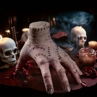 [ Halloween Decoration ] Horror Wednesday Thing Hand Toy - Family Latex Figurine Home Decor - Hallow