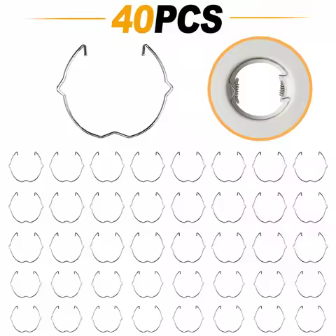 JOYINLED 10/20/40PCS Spotlight Clips Lamp Retaining Spring Clip Bulb Holder Ring for 52mm MR16 GU10 