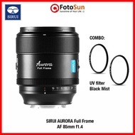 SIRUI AF 85mm f1.4 Aurora Full Frame lens for Sony, Nikon, FUJIIFLM
