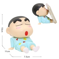 Vinyl Doll Ornament Shin-chan Phone Stand Cute Cartoon Phone Tablet Stand