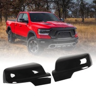 Phoenixshop Black Door Rear View Mirror Cover Replacement for 500 2019-2022  Wing Side or Shell 6RP4