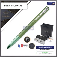 Parker Vector XL Rollerball Pen - Green (with Black - Medium (M) Refill) / /