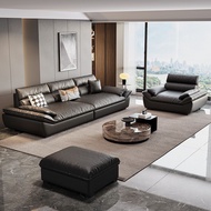 Sofa Genuine Leather Sofa Sailing Sofa Leather Sofa Multiplayer Sofa Soft Bag Sofa Double Sofa Large