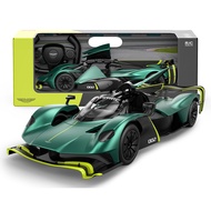 In Stock1: 14 Aston Martin Valkyrie AMR Pro 2.4G Remote Control Sports Car Simulation Alloy Miniatur