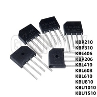 5PCS 2A 3A 4A 6A 8A 10A 15A 600V 800V 1000V Diode Bridge Rectifier KBP206 210 310 KBL406 410 608 610
