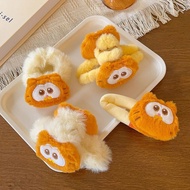 4 PCS Hair Accessories Set Plush Hair Clips Hair Bands 4 Pcs Girls Everyday Hair Accessories