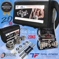 20Kg Barbell Set 3 in 1 Dumbell/baarbel Multi-function Gym Equipment