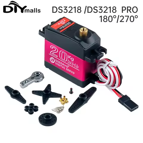 20KG Servo DS3218 / PRO 180 270 Degree High Speed servo Waterproof Metal Gear Digital Servo RC Servo