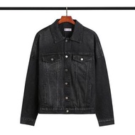 20SS Palm Angels 字母重磅水洗做舊牛仔夾克外套M-XXL