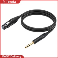 6.35mm 1/4inch TRS Male To XLR Female Audio Cable 6.5 Mm 1/4 Inch To XLR Balanced Speaker Mic Cable