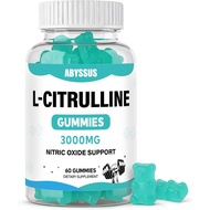 ABYSSUS L Citrulline Gummies for Men 3000mg - Nitric Oxide Supplement for Muscle & Energy, Chewable 