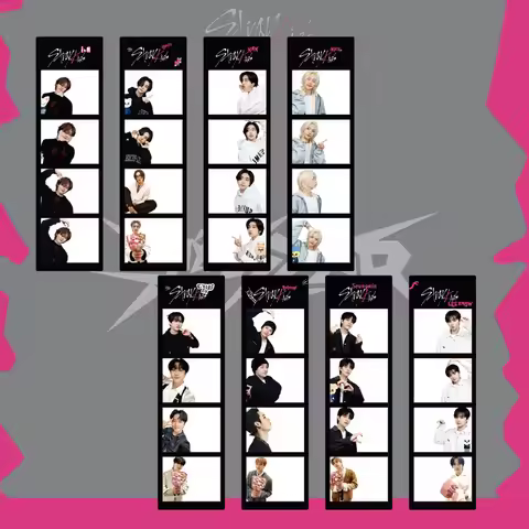 SKZOO's new album with the same PVC transparent card, Stray Kids collectible card, star card, and pe