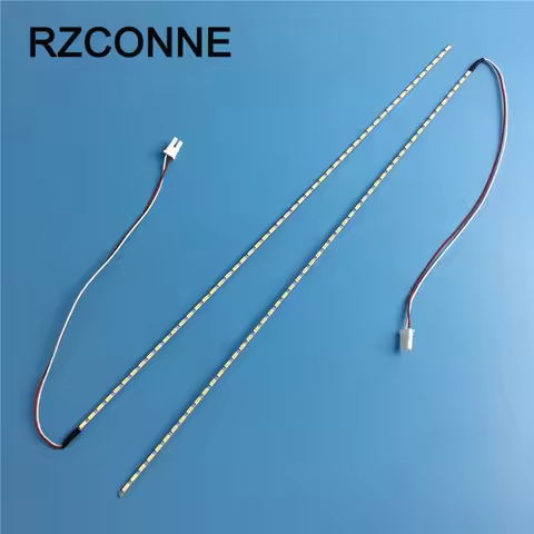 2 pcs LED Backlight strip bar For update LCD Monitor or Car interior lighting 2mm width and the leng