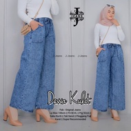 NEW DEVVA KULOT CELANA PANJANG WANITA TERBARU JEANS DENIM MODIS