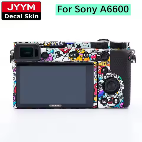 A6600 Camera Body Sticker Protective Skin Film Kit Skin Accessories For Sony Alpha 6600 ILCE-6600