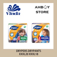 Drypers DryPantz Baby Diapers (XXXL20/ XXXXL18)