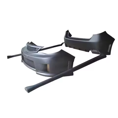 Pu Body Kit Front Rear Bumper Assembly for Subaru Impreza 10th WRX 2.0R SYMS style convert Side skir