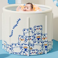 Children's Bath Bucket Baby Swimming Bath Barrel Folding Bathtub Household Baby Bathtubs Bath Barrel Household Thickening   maternal and child products