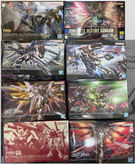 HG HGCE 命運鋼彈 金異端 天蜜娜 全能攻擊自由 rg 嫣紅攻擊 村雨改 振揚自由 神鷲 伽樓羅 閃電暴風 黑騎士