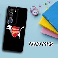 Cc28/ Flexible rubber softcase for vivo y19s/football Motif/vivo y19s case/charging vivo y19s/vivo y