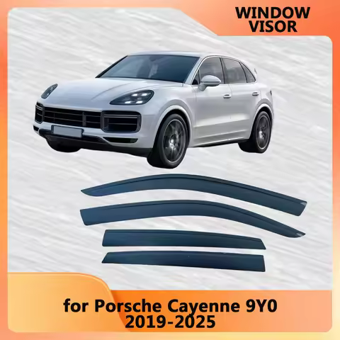 Window Visor for Porsche Cayenne 9Y0 2019 2020 2021 2022 2023 2024 2025 Weathershied Door Visor Wind