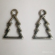 A1789 Pokok Krismas 1000g/Pek 0.7g 13x18mm Beg Kulit Hiasan Topi Kasut Barang Kemas Aloi Loket Buata